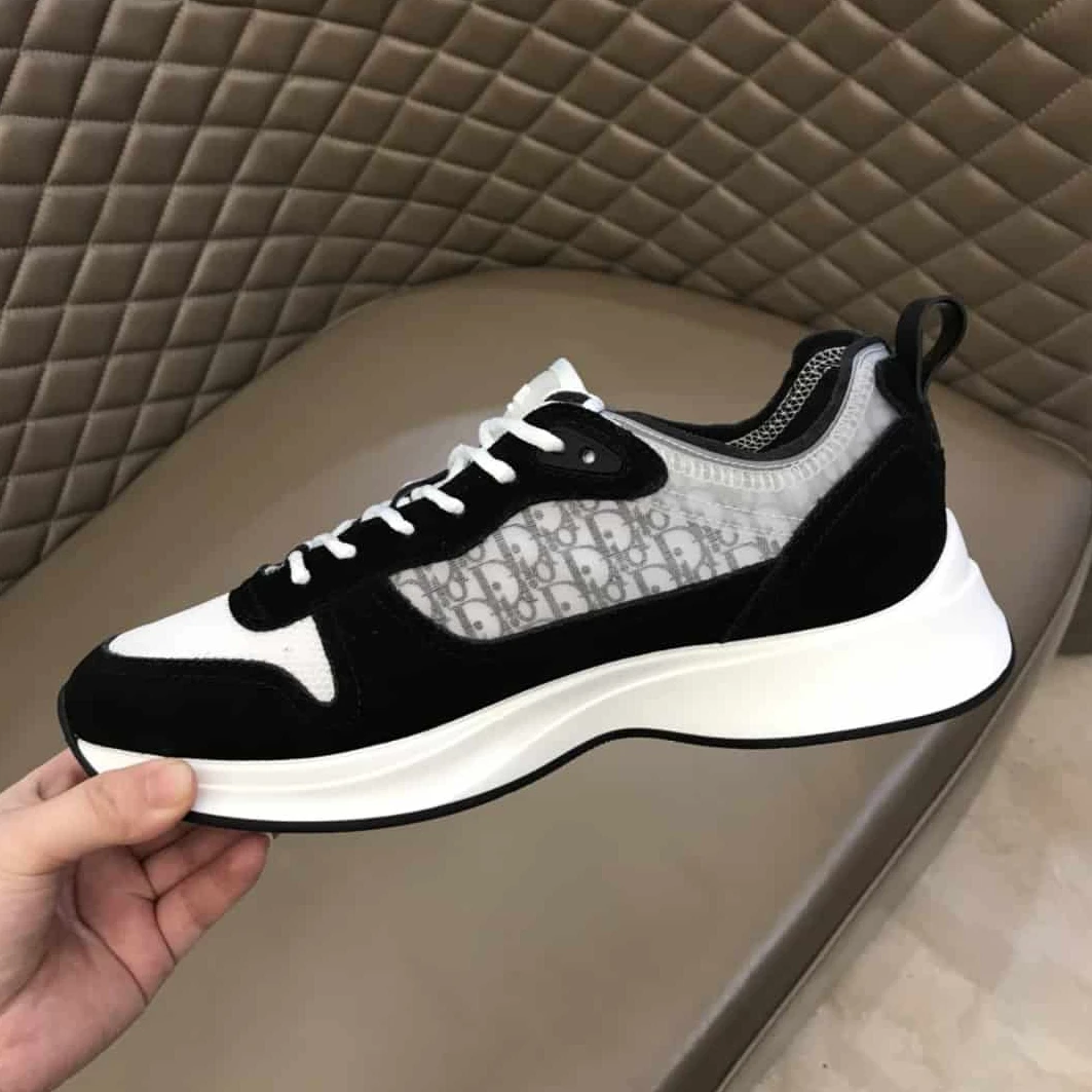 DIOR B25 OBLIQUE BLACK SUEDE RUNNER – CD37 TopPick 5281