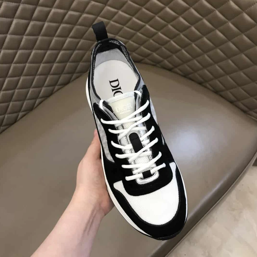 DIOR B25 OBLIQUE BLACK SUEDE RUNNER – CD37 TopPick 5281