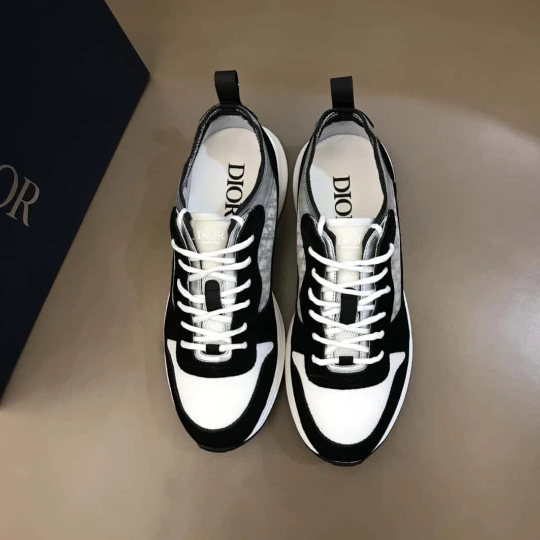 DIOR B25 OBLIQUE BLACK SUEDE RUNNER – CD37 TopPick 5281