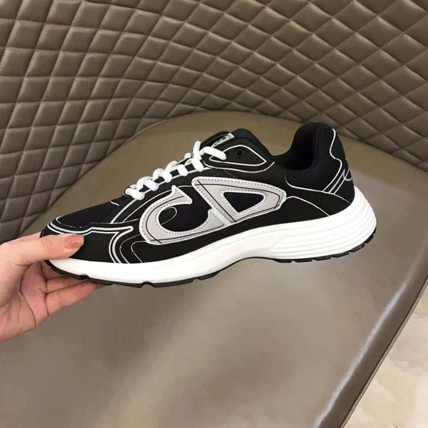 DIOR B30 SNEAKERS BLACK MESH AND TECHNICAL FABRIC – CD88 EasyMatch 3055
