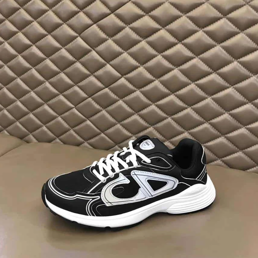 DIOR B30 SNEAKERS BLACK MESH AND TECHNICAL FABRIC – CD88 EasyMatch 3055