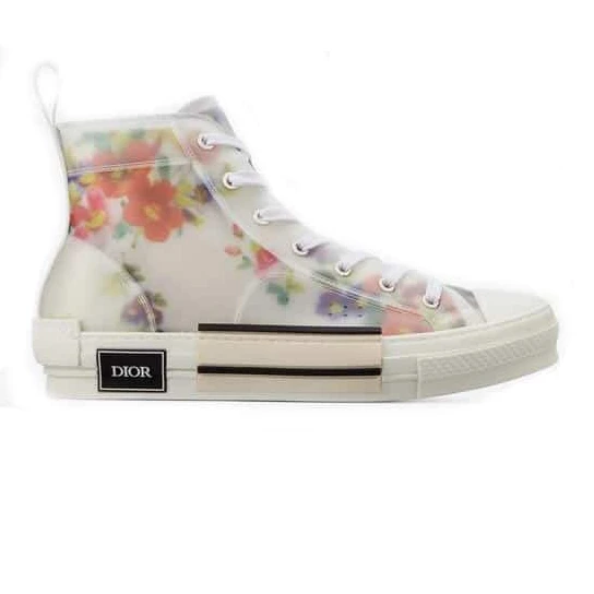 DIOR FLOWERS TECHNICAL CANVAS “B23” HIGH-TOP SNEAKER – CD12 Popular 7526