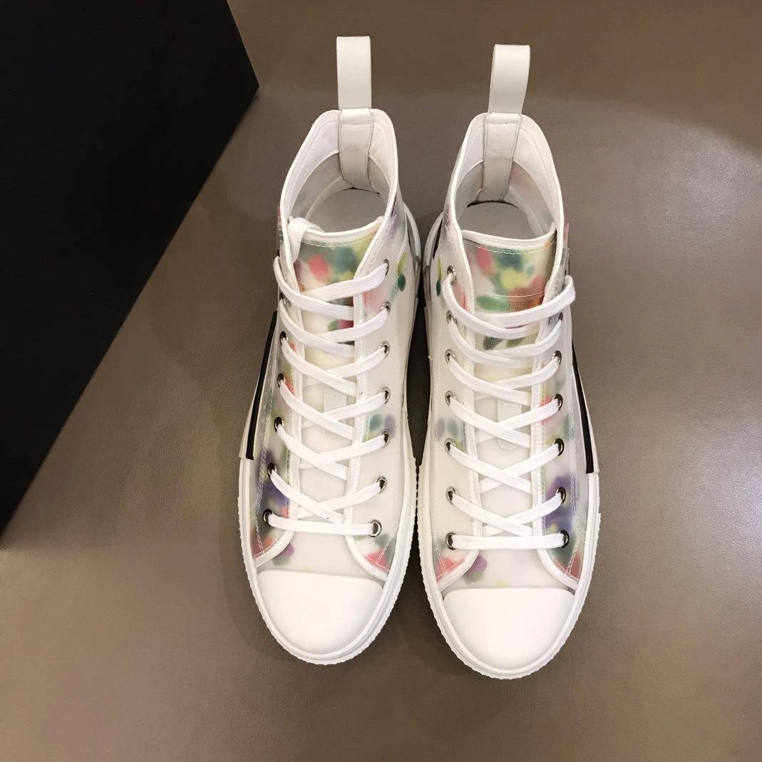 DIOR FLOWERS TECHNICAL CANVAS “B23” HIGH-TOP SNEAKER – CD12 Popular 7526
