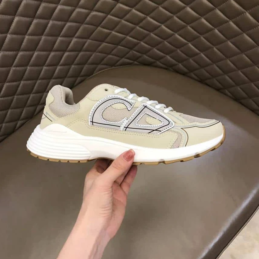 Fashionable 3079 DIOR B30 SNEAKERS CREAM MESH AND TECHNICAL FABRIC – CD89