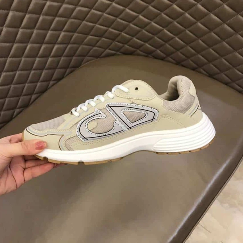 Fashionable 3079 DIOR B30 SNEAKERS CREAM MESH AND TECHNICAL FABRIC – CD89