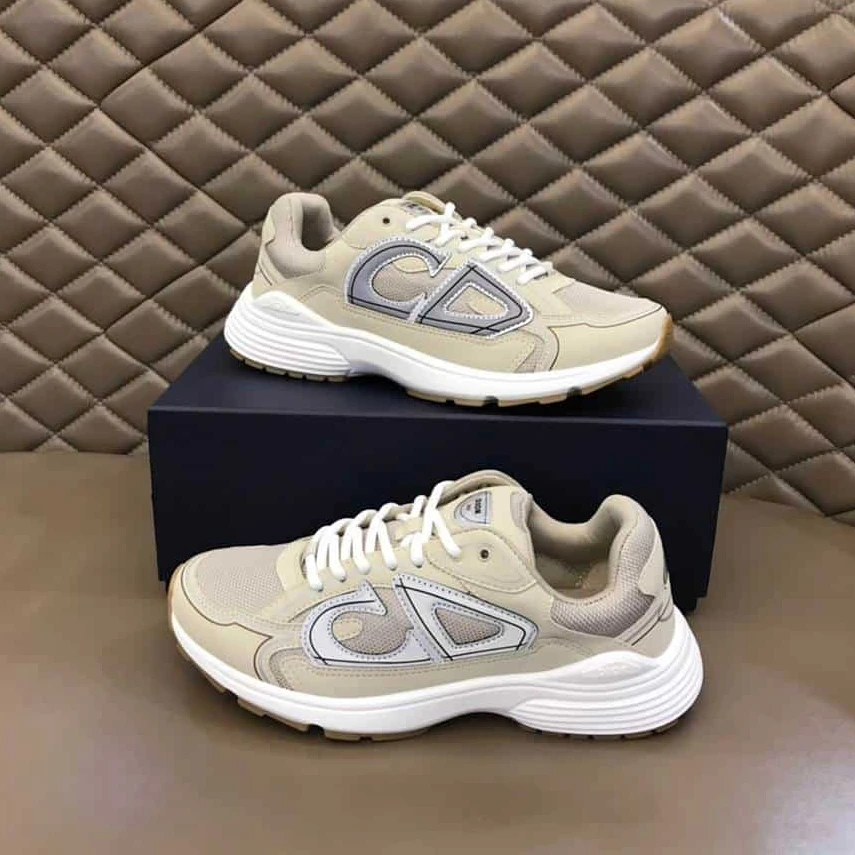 Fashionable 3079 DIOR B30 SNEAKERS CREAM MESH AND TECHNICAL FABRIC – CD89