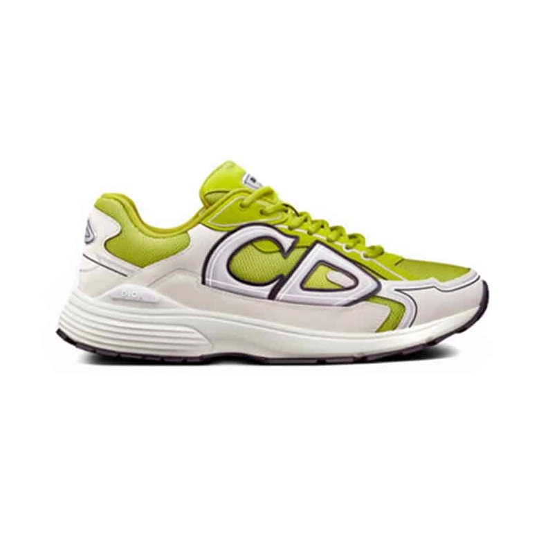 GoodFit 866 DIOR B30 SNEAKER YELLOW MESH AND WHITE TECHNICAL FABRIC – CD87