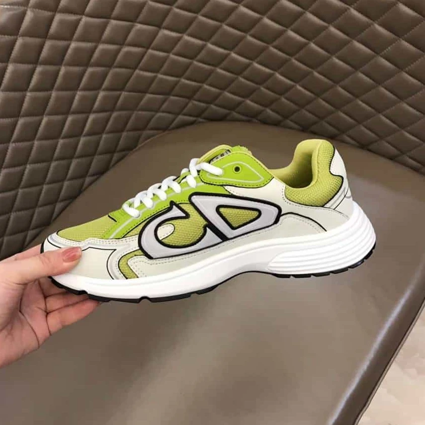 GoodFit 866 DIOR B30 SNEAKER YELLOW MESH AND WHITE TECHNICAL FABRIC – CD87