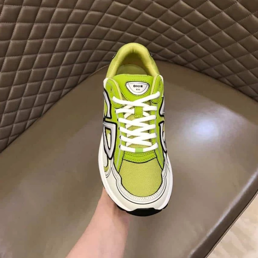 GoodFit 866 DIOR B30 SNEAKER YELLOW MESH AND WHITE TECHNICAL FABRIC – CD87