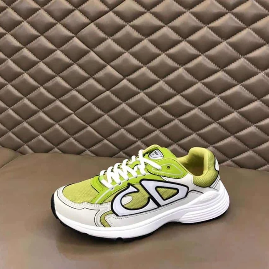 GoodFit 866 DIOR B30 SNEAKER YELLOW MESH AND WHITE TECHNICAL FABRIC – CD87