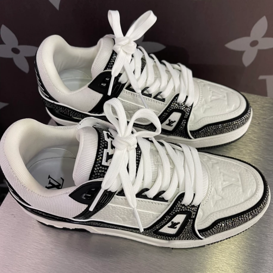 HighQuality 6480 LOUIS VUITTON LV TRAINER SNEAKER IN BLACK  – LSVT361
