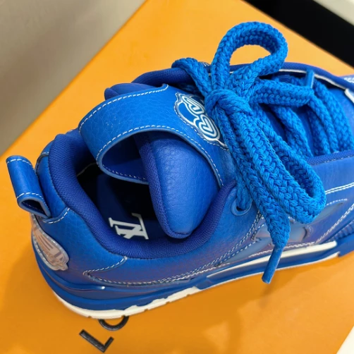 HighQuality 8174 LOUIS VUITTON SKATE SNEAKERS IN BLUE  – LSVT327