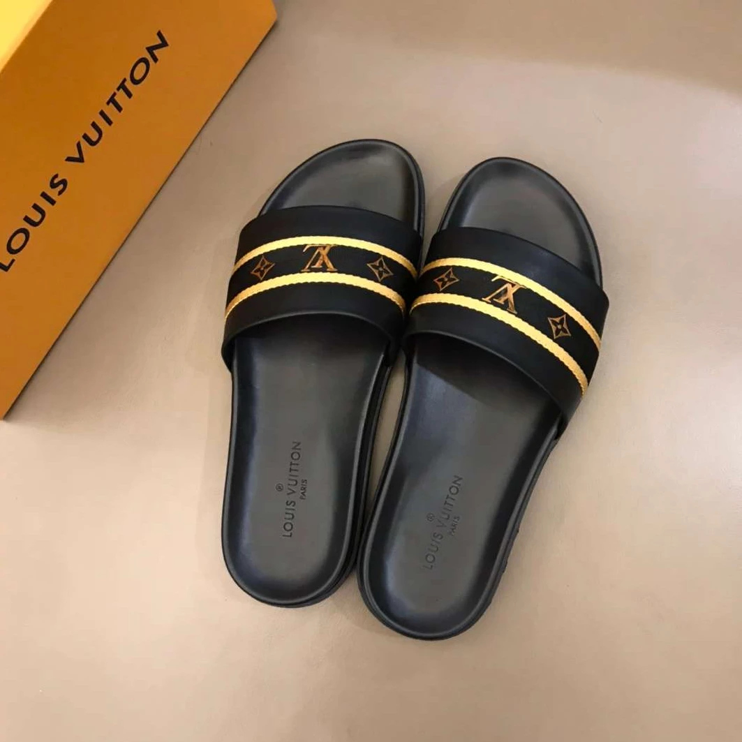 LOUIS VUITTON MEN SLIDES – LVS47 TopPick 1574