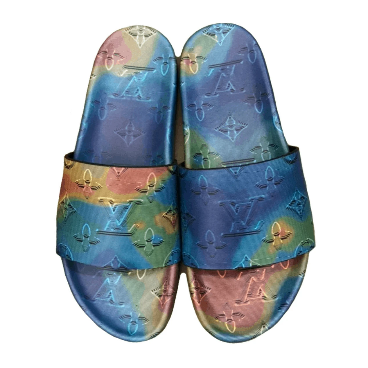 LOUIS VUITTON MONOGRAM 3D EFFECT PRINT SLIDES – LVS44 UrbanStyle 2454