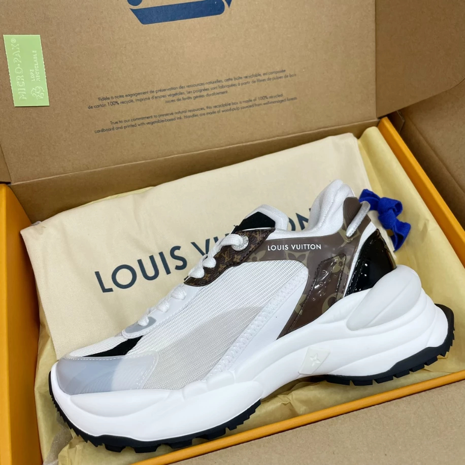 LOUIS VUITTON RUN 55 SNEAKERS IN WHITE – LSVT362 GoAnywhere 5143