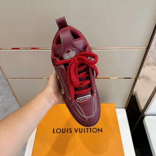 LOUIS VUITTON SKATE SNEAKERS IN BORDEAUX RED – LSVT326 DailyWear 5571