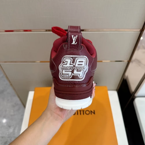 LOUIS VUITTON SKATE SNEAKERS IN BORDEAUX RED – LSVT326 DailyWear 5571