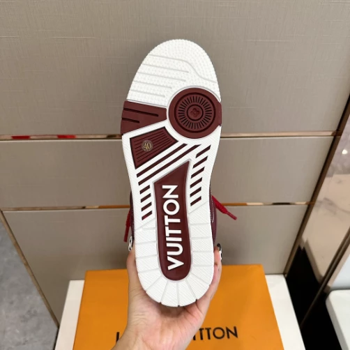 LOUIS VUITTON SKATE SNEAKERS IN BORDEAUX RED – LSVT326 DailyWear 5571