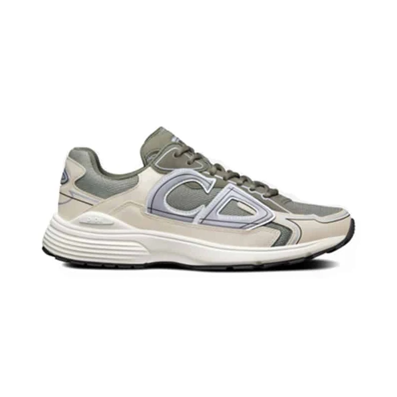 SmartChoice 5789 DIOR B30 SNEAKERS OLIVE MESH AND CREAM TECHNICAL FABRIC – CD86