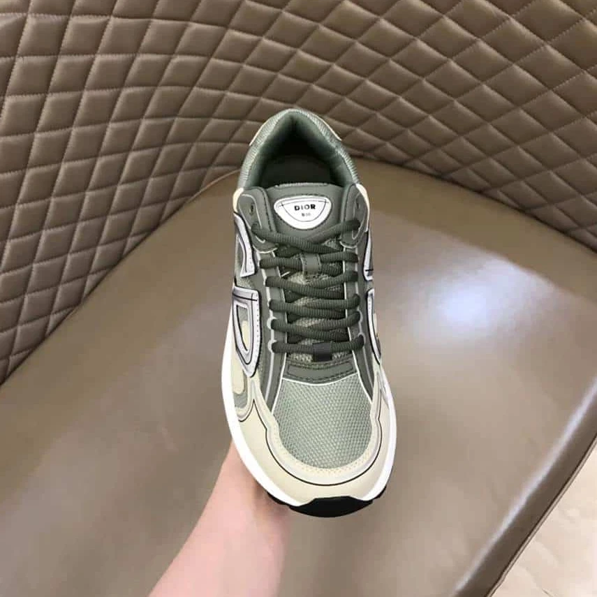 SmartChoice 5789 DIOR B30 SNEAKERS OLIVE MESH AND CREAM TECHNICAL FABRIC – CD86