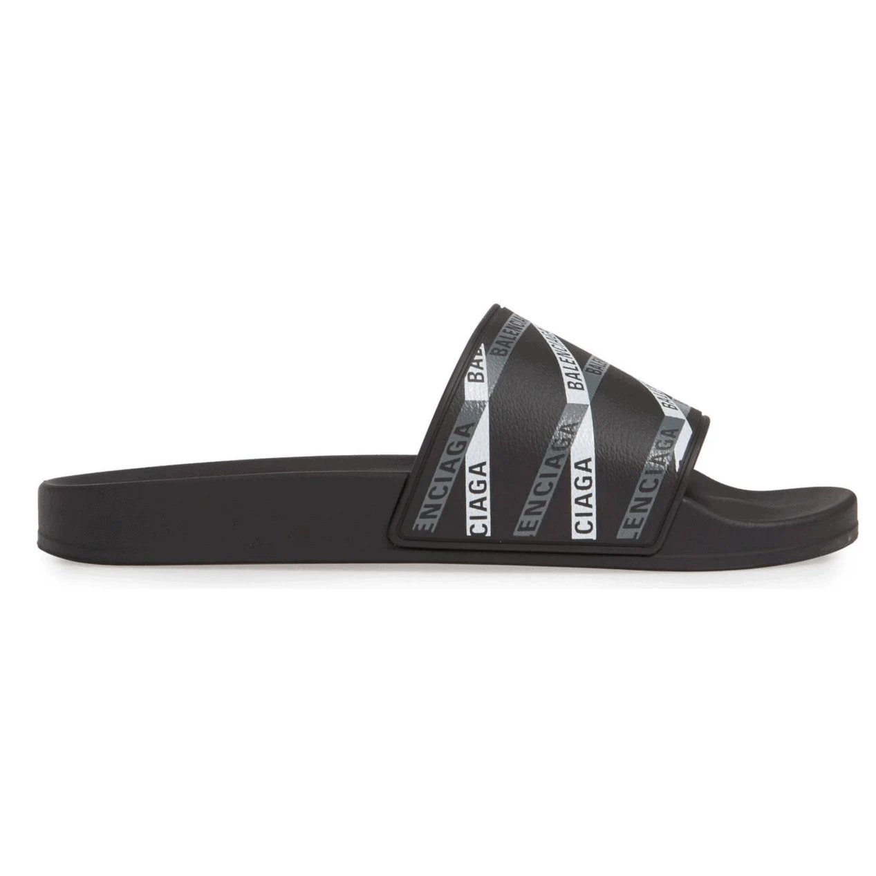 TopPick 8888 BALENCIAGA RUBBER LOGO POOL SLIDE SANDALS – BBS9