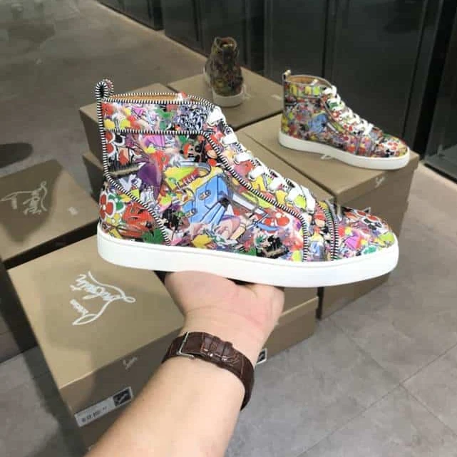 Trendy 2031 CHRISTIAN LOUBOUTIN HIGH TOP SNEAKER – CL118