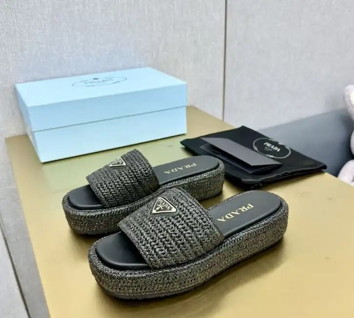 hype Prada Slippers