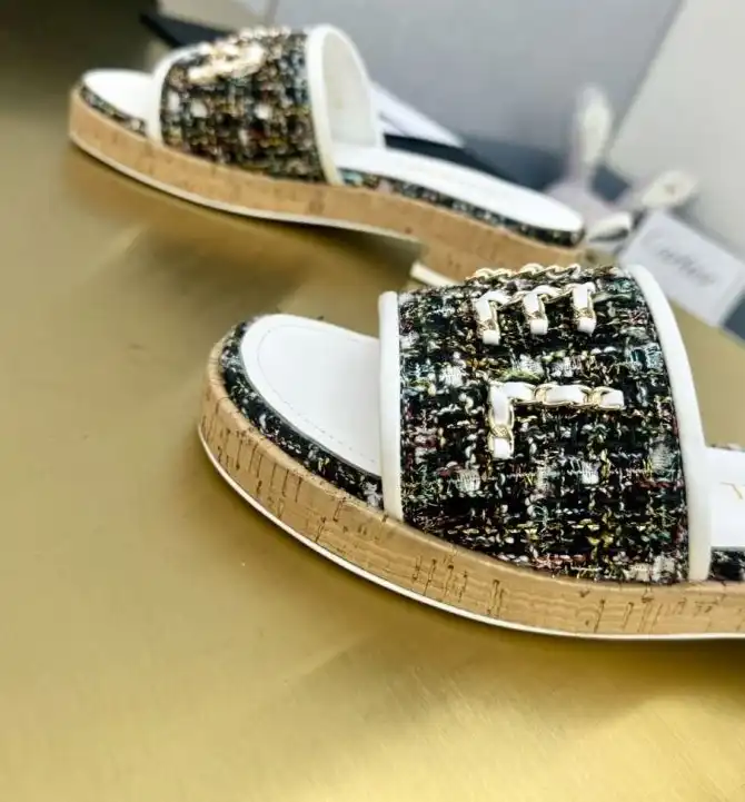 hype Chanel Slippers