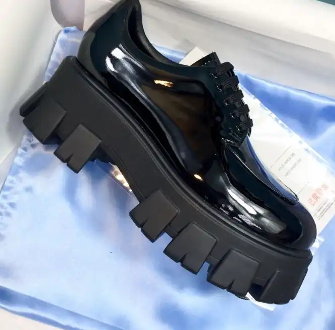 hype Prada Leather Shoes