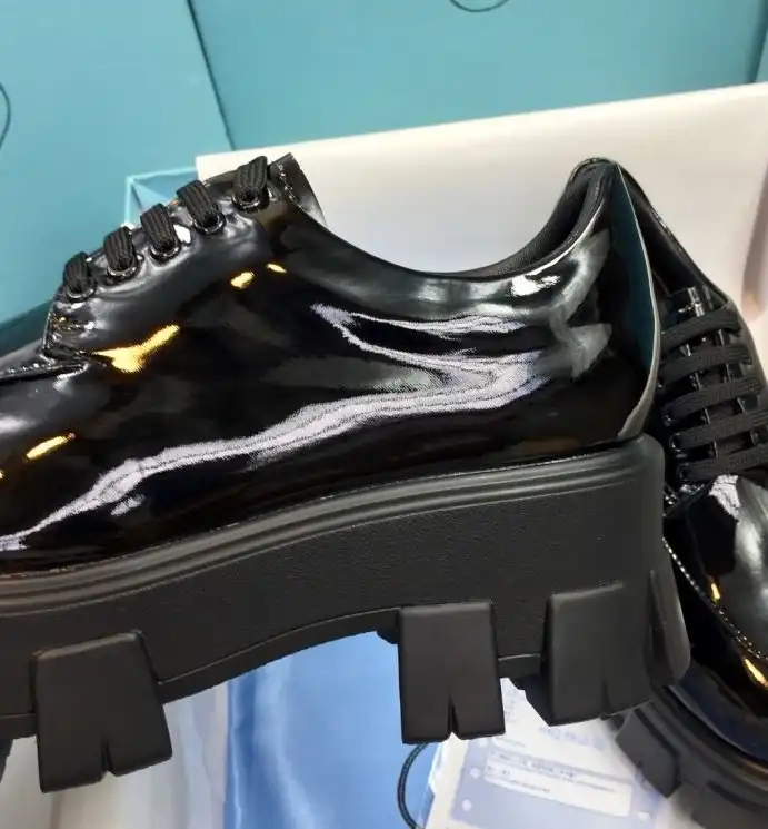 hype Prada Leather Shoes