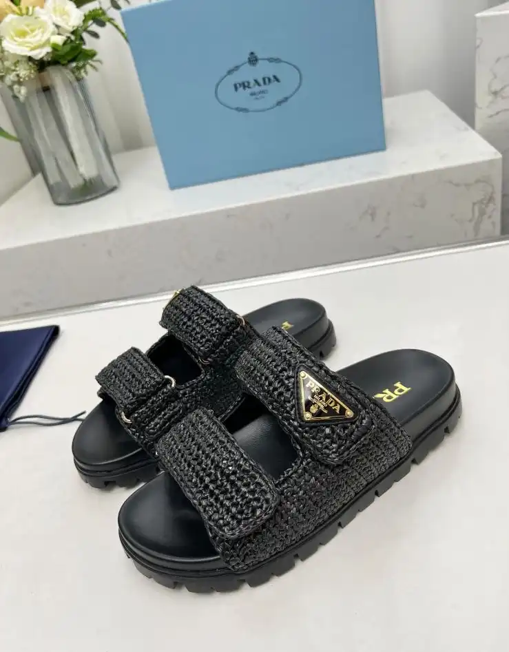 hype Prada Slippers