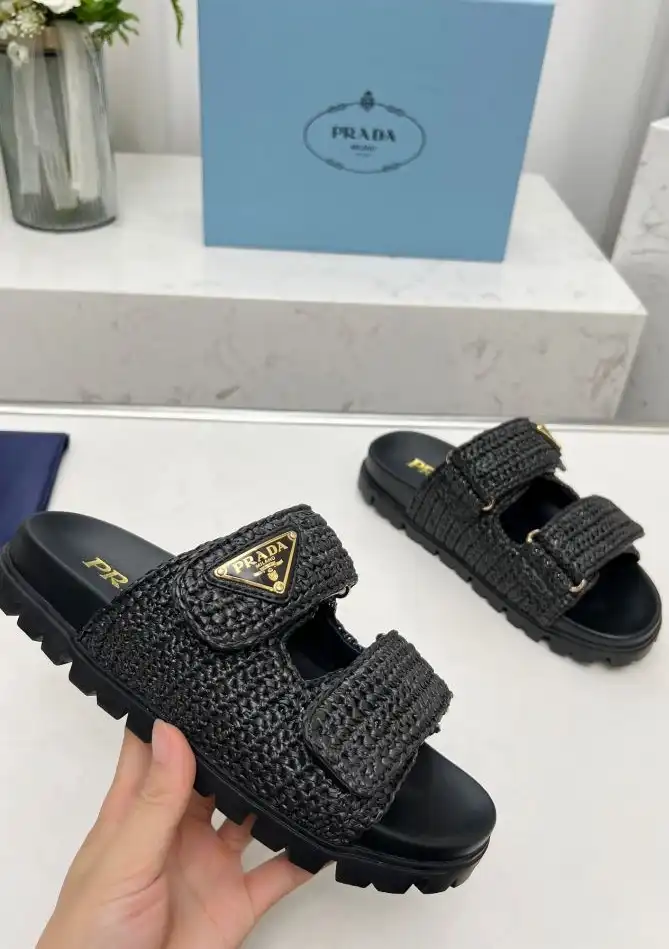 hype Prada Slippers