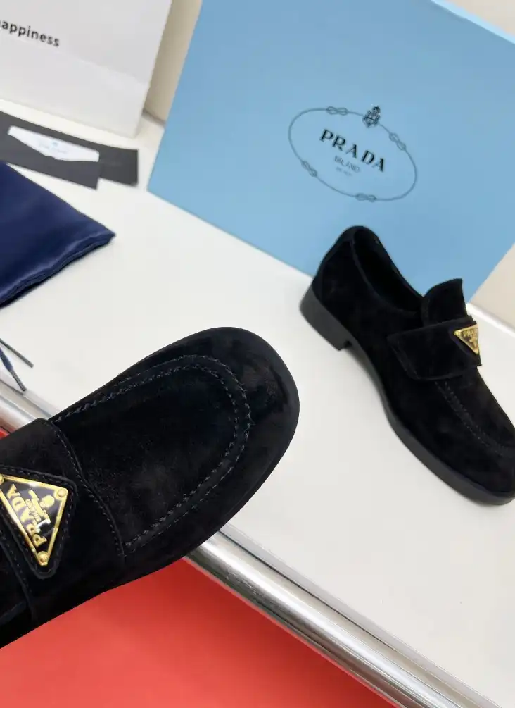 hype Prada Leather Shoes