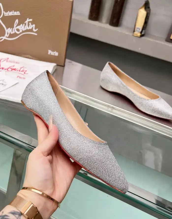 hype Christian Louboutin Flat Shoes