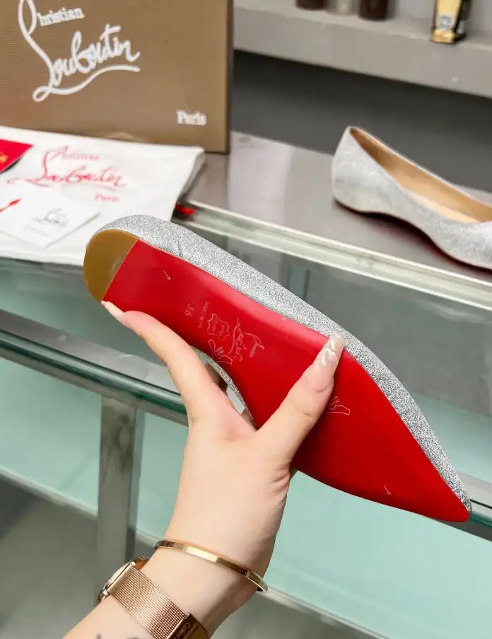 hype Christian Louboutin Flat Shoes