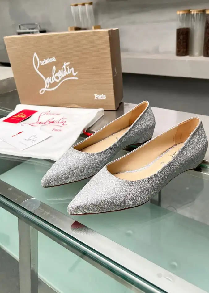 hype Christian Louboutin Flat Shoes