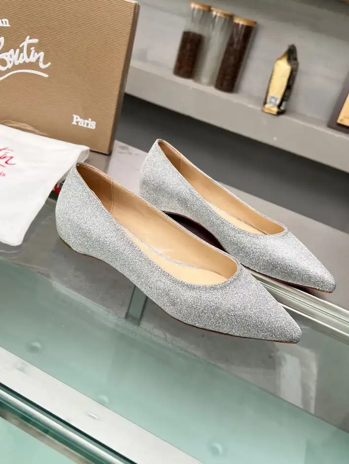 hype Christian Louboutin Flat Shoes