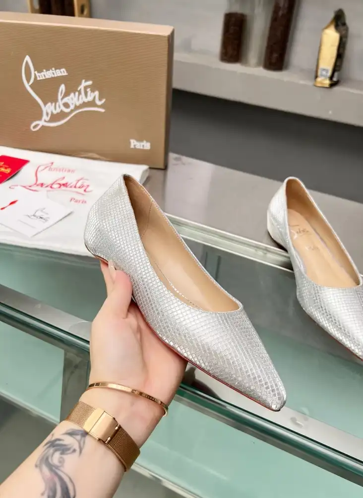 hype Christian Louboutin Flat Shoes