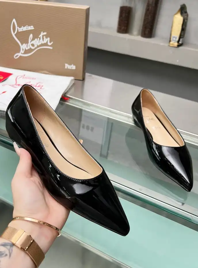 hype Christian Louboutin Flat Shoes