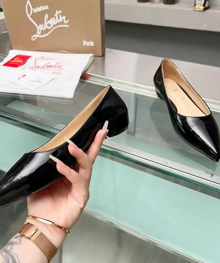 hype Christian Louboutin Flat Shoes