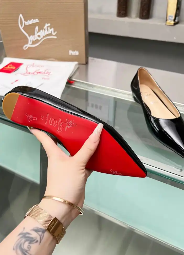 hype Christian Louboutin Flat Shoes