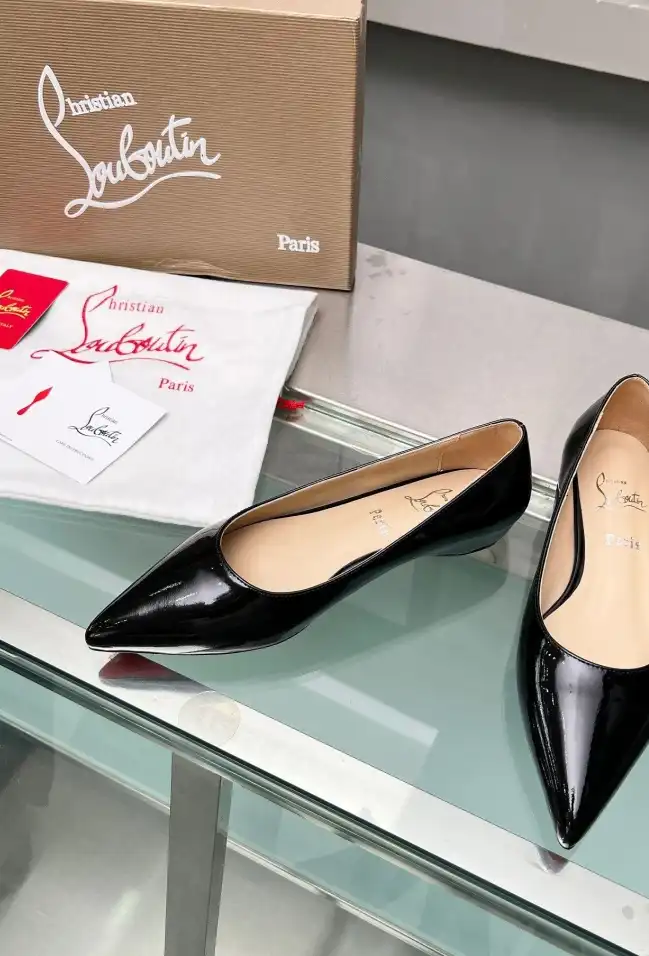 hype Christian Louboutin Flat Shoes