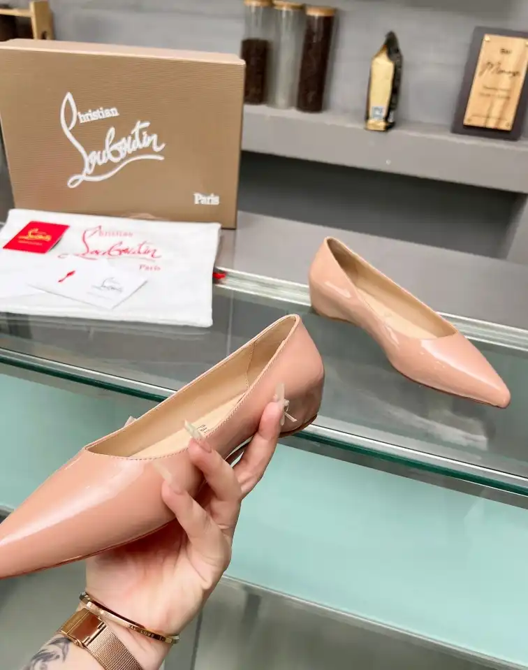 hype Christian Louboutin Flat Shoes