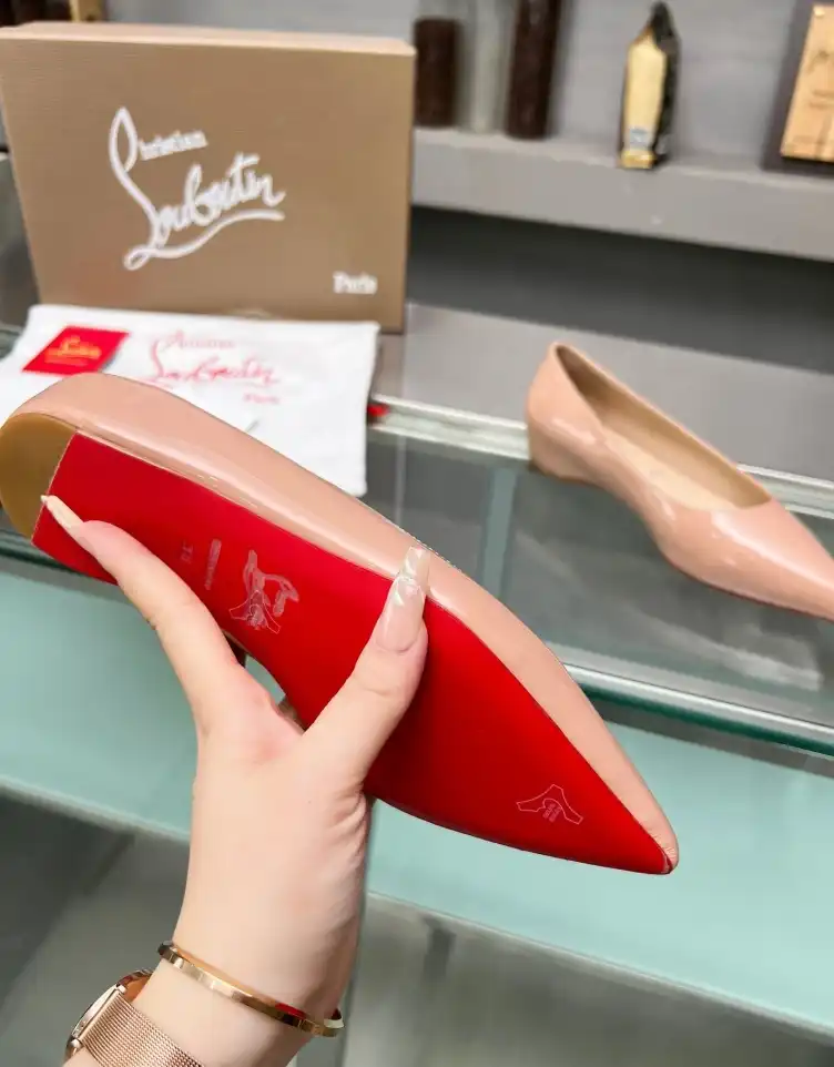 hype Christian Louboutin Flat Shoes