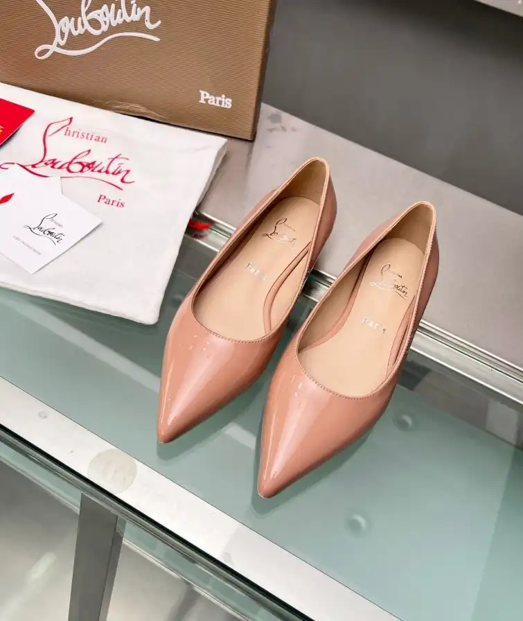 hype Christian Louboutin Flat Shoes