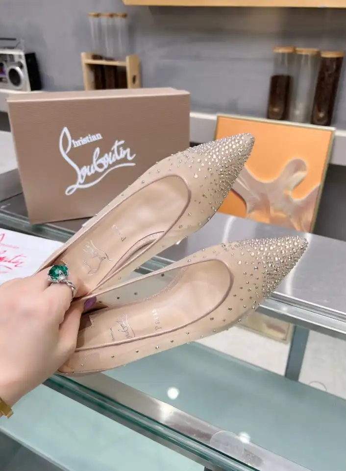 hype Christian Louboutin Flat Shoes