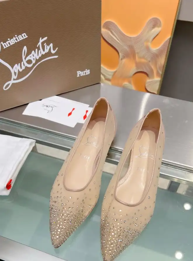 hype Christian Louboutin Flat Shoes