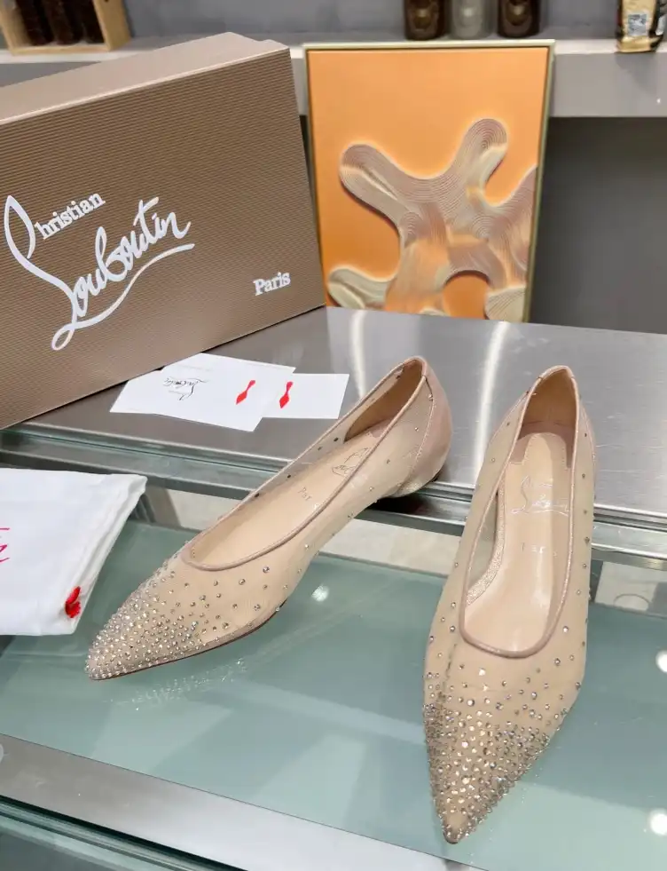 hype Christian Louboutin Flat Shoes