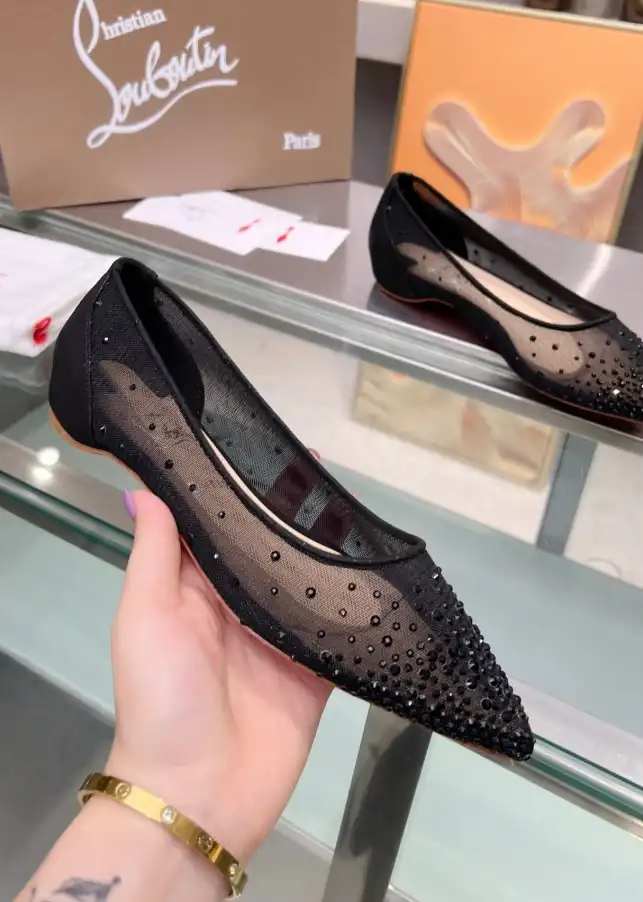 hype Christian Louboutin Flat Shoes