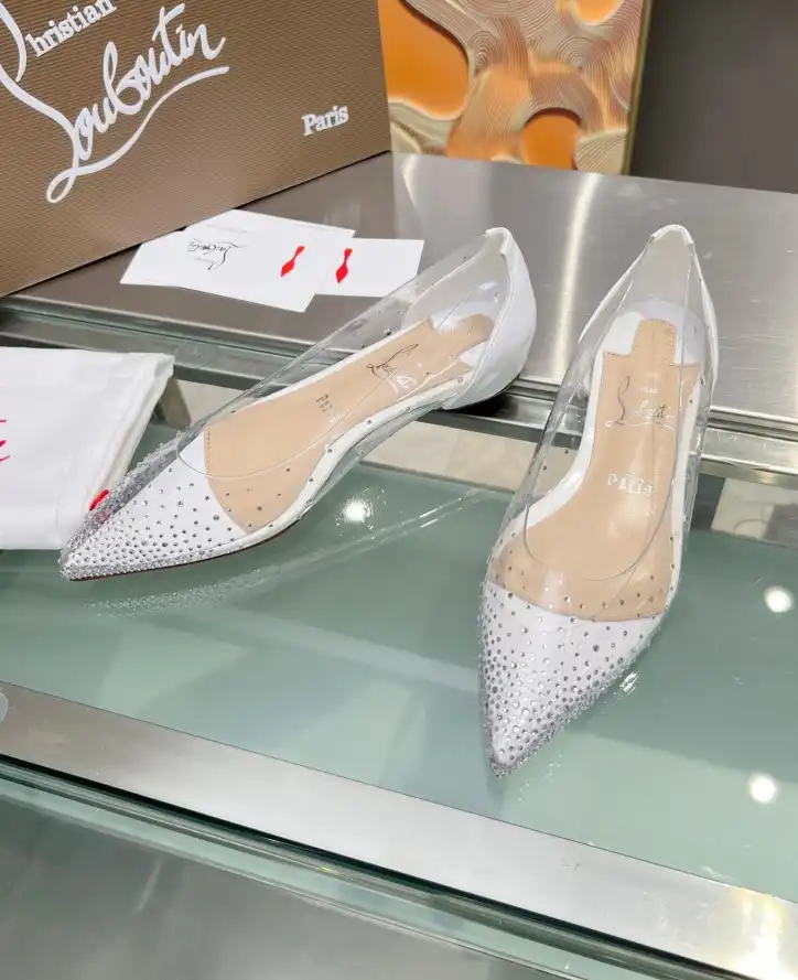 hype Christian Louboutin Flat Shoes